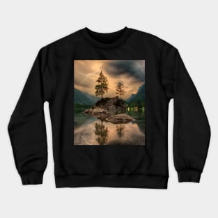 Beautiful landscape with thunder Crewneck Sweatshirt